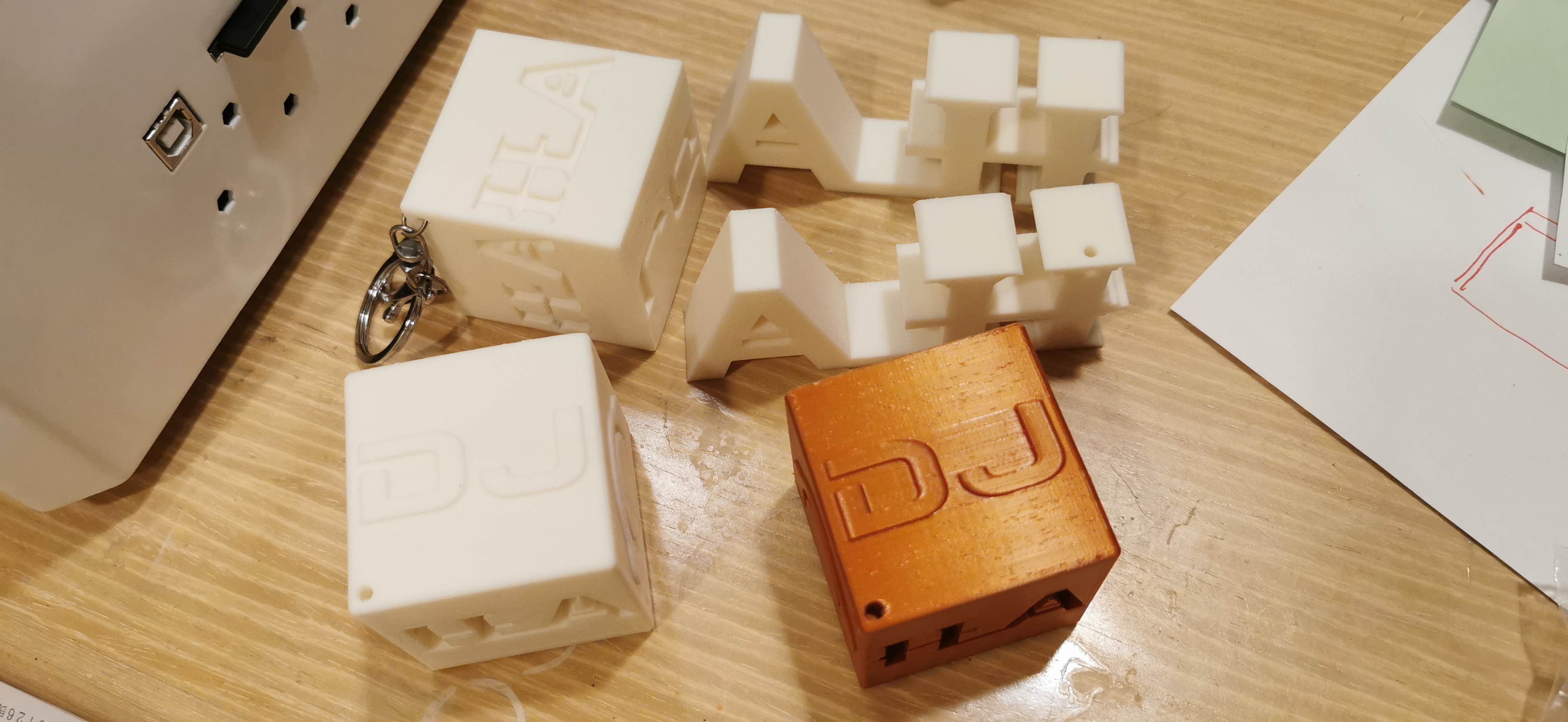 鑰匙圈設計&3D列印
