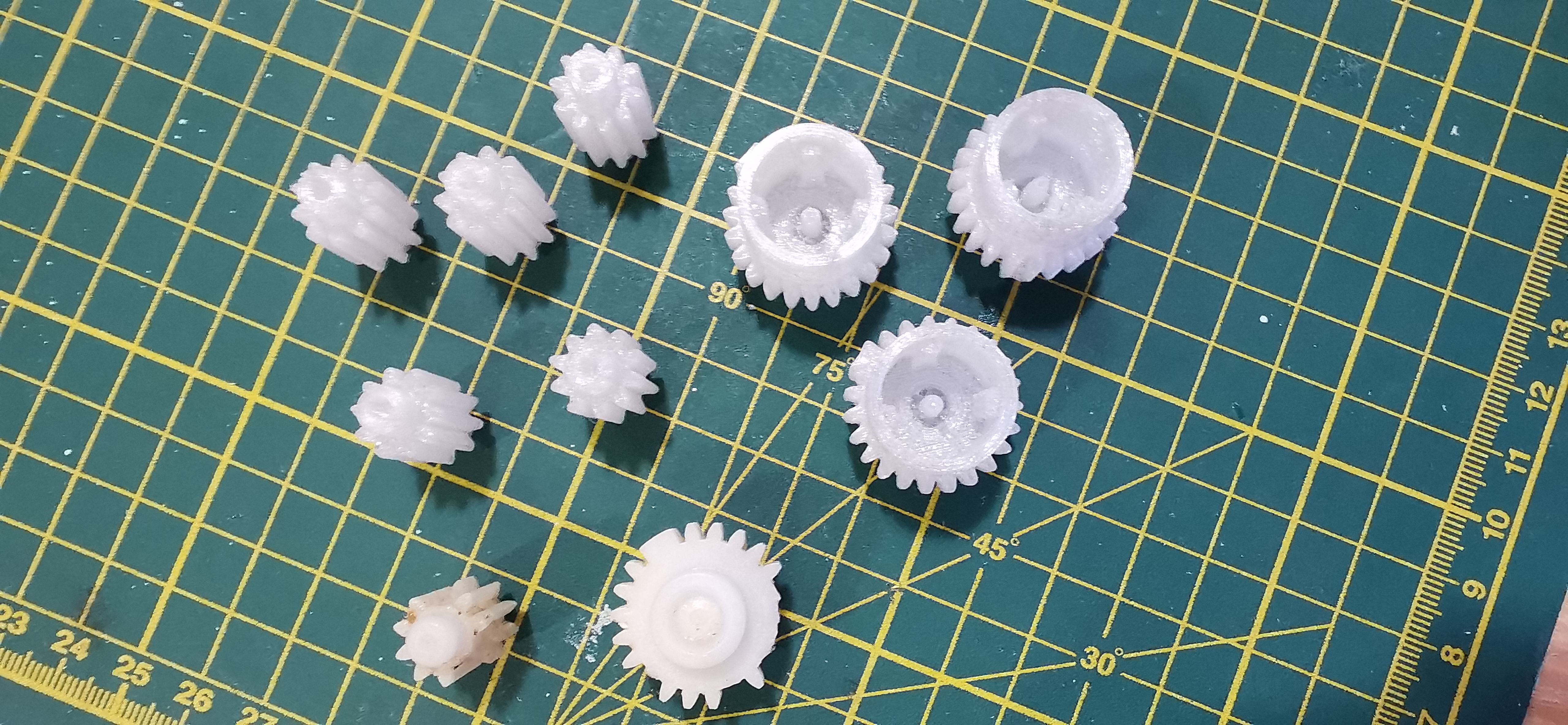 咖啡機齒輪3D建模與3D列印、渲染