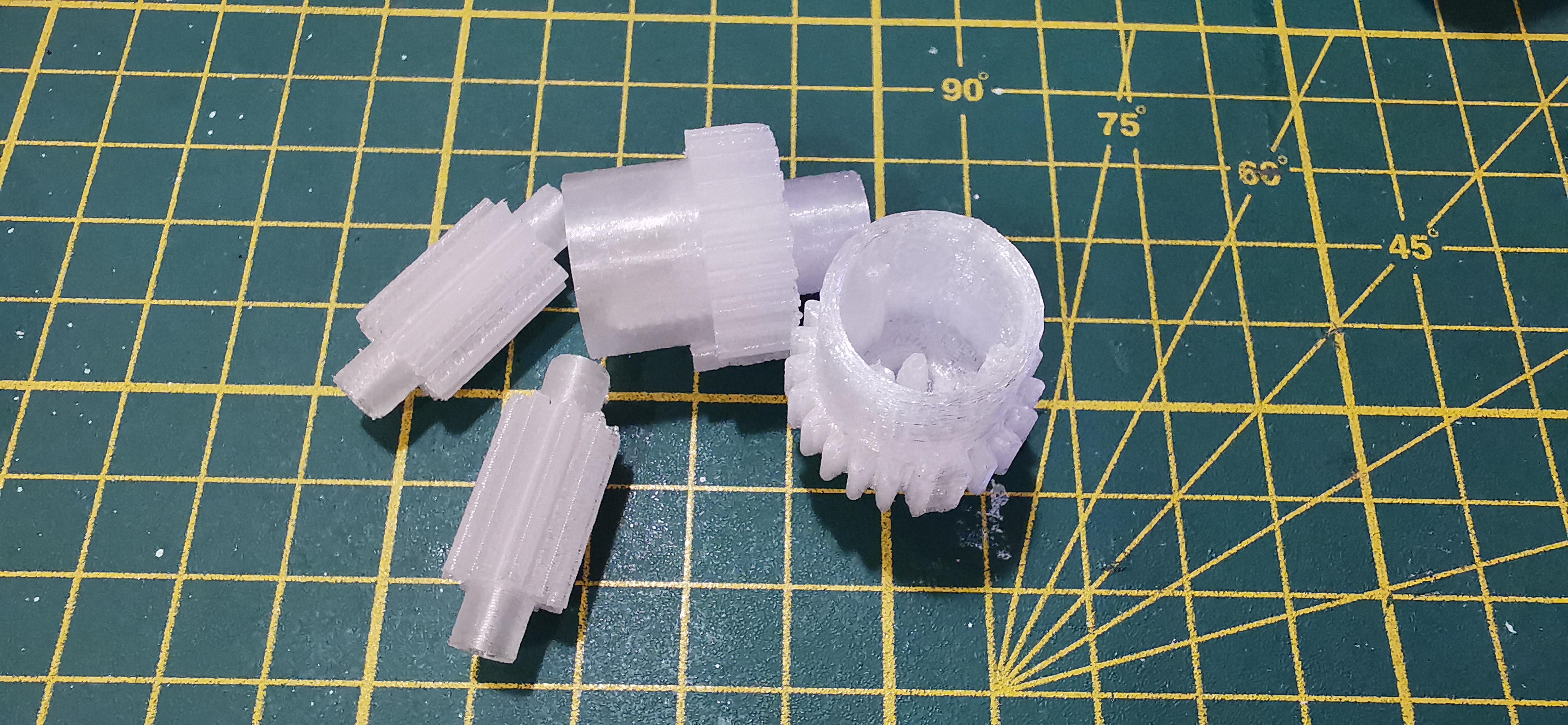 咖啡機齒輪3D建模與3D列印、渲染