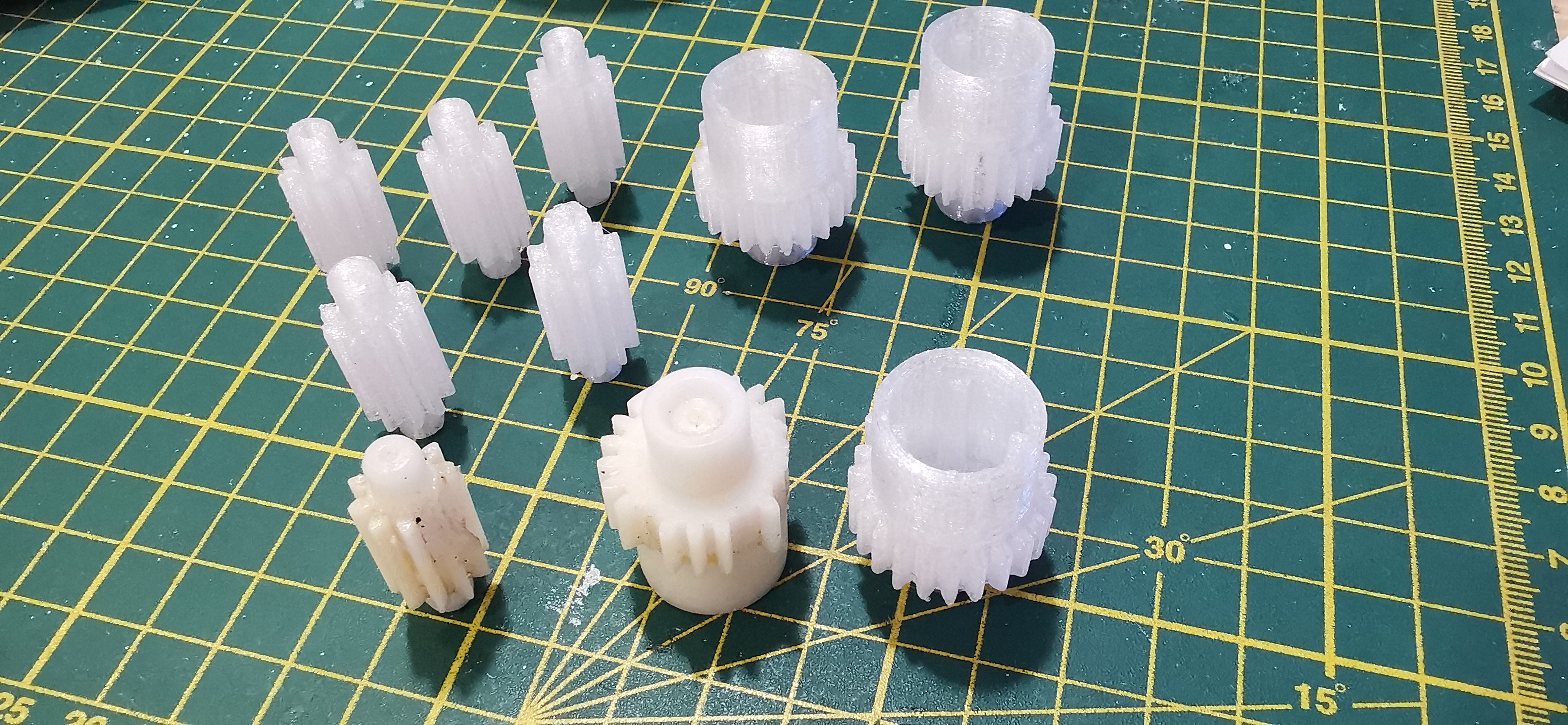 咖啡機齒輪3D建模與3D列印、渲染