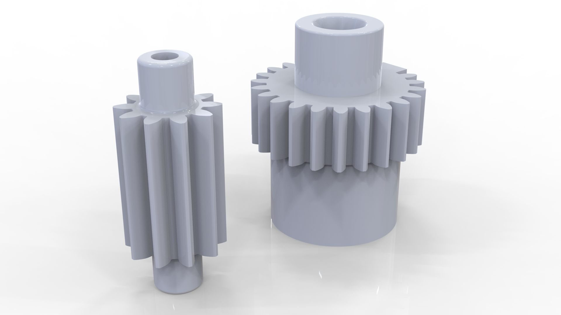 咖啡機齒輪3D建模與3D列印、渲染