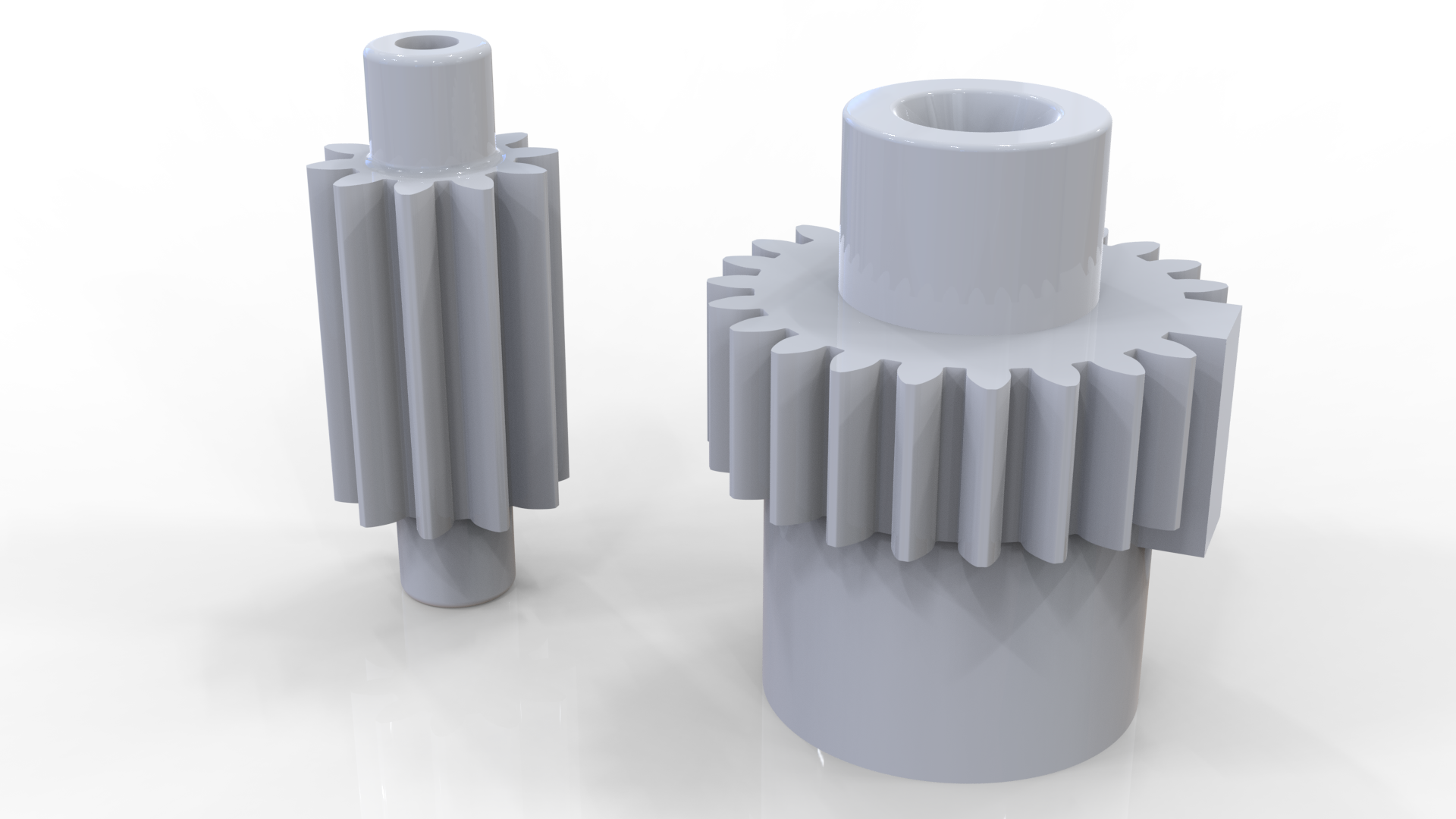 咖啡機齒輪3D建模與3D列印、渲染