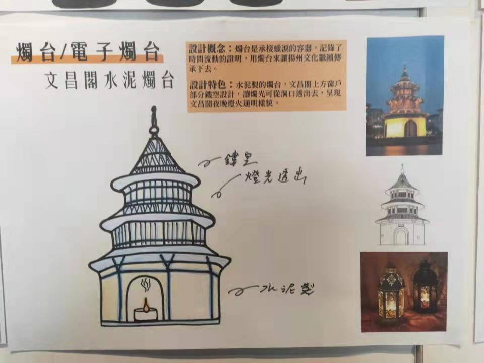 文昌閣燭台設計